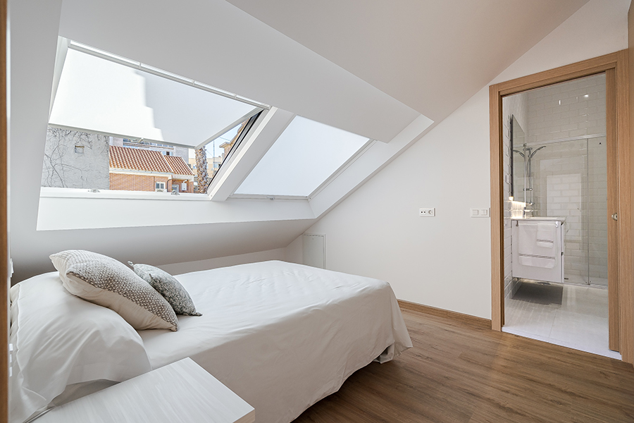 suite 2 del piso de 4 habitaciones del Edificio Lérida 8.